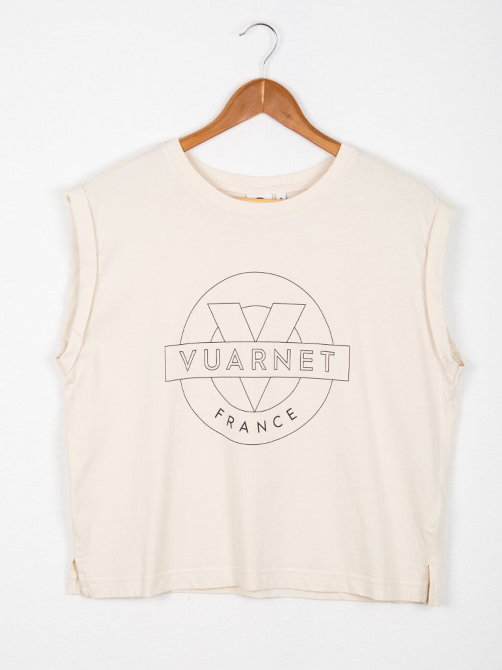 Vuarnet France x Hyba Sleeveless Graphic Women Tee Shirt Vintage Inspired Sz M